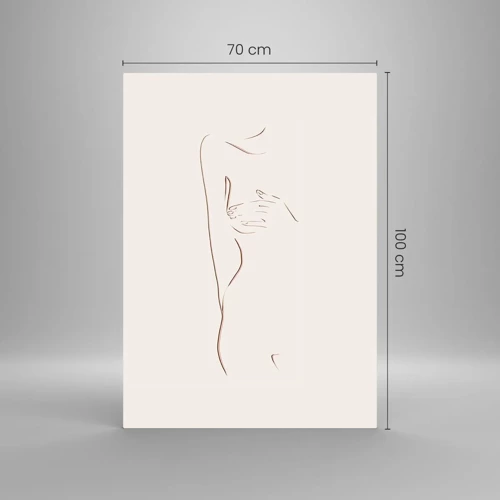 Glastavla - Bild på glas - Begärans form - 70x100 cm