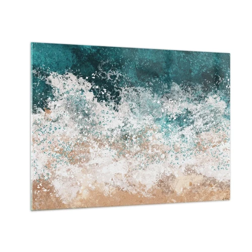 Glastavla - Bild på glas - Berättelser från havet - 70x50 cm