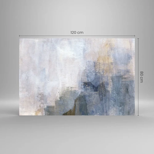 Glastavla - Bild på glas - Färgernas toner och ackord - 120x80 cm