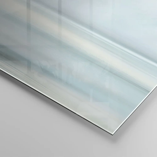 Glastavla - Bild på glas - Fred hela vägen till horisonten - 70x50 cm