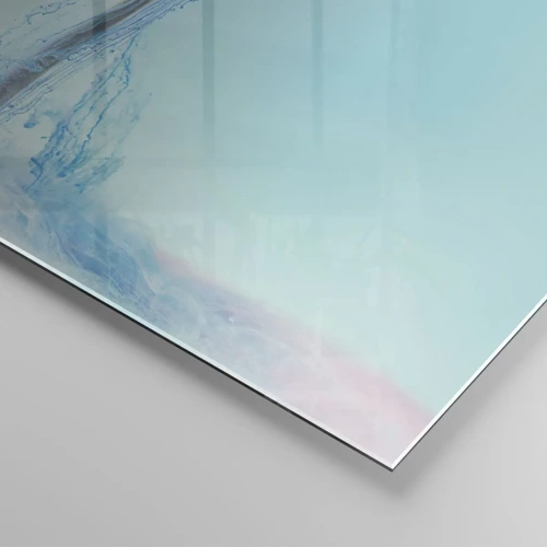 Glastavla - Bild på glas - I upplivande famn - 120x80 cm