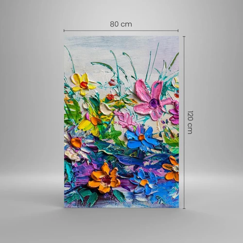 Glastavla - Bild på glas - Icke stilleben - 80x120 cm