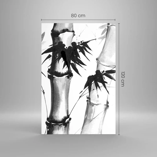Glastavla - Bild på glas - Inzoomad orient - 80x120 cm