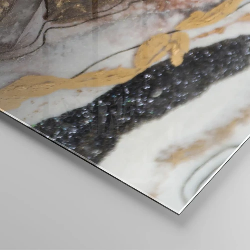 Glastavla - Bild på glas - Jordens element - 120x50 cm
