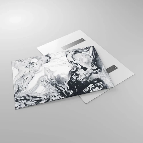 Glastavla - Bild på glas - Jordens inre - 120x80 cm
