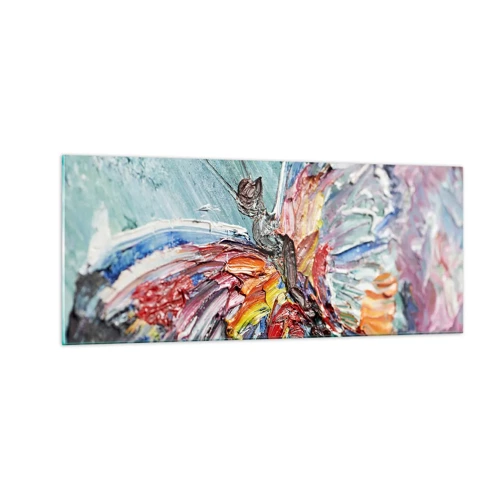 Glastavla - Bild på glas - Målad av naturen - 100x40 cm