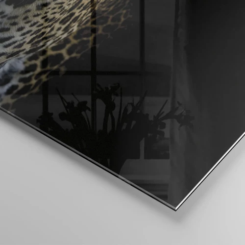 Glastavla - Bild på glas - Mörk skönhet - 100x40 cm