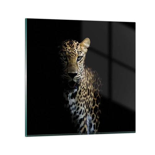 Glastavla - Bild på glas - Mörk skönhet - 70x70 cm