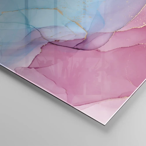 Glastavla - Bild på glas - Möte och infiltration - 70x70 cm