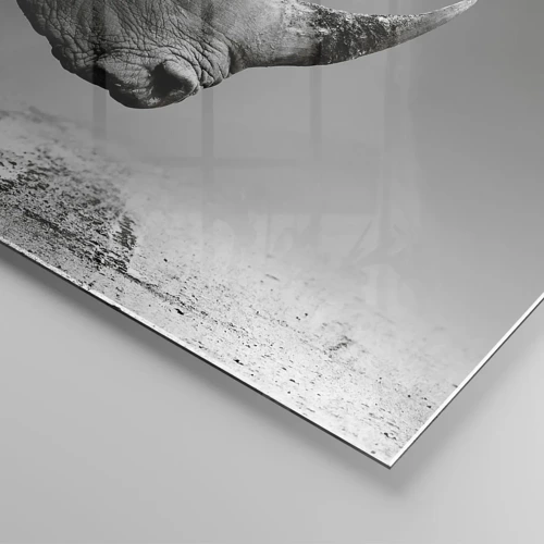 Glastavla - Bild på glas - Ostoppbar kraft - 50x50 cm