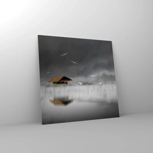 Glastavla - Bild på glas - Regnskydd - 40x40 cm