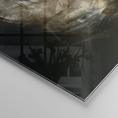 Glastavla - Bild på glas - Riktigt manlig kraft - 120x80 cm