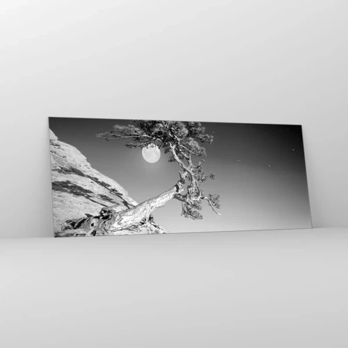 Glastavla - Bild på glas - Segerrik kämpe - 100x40 cm