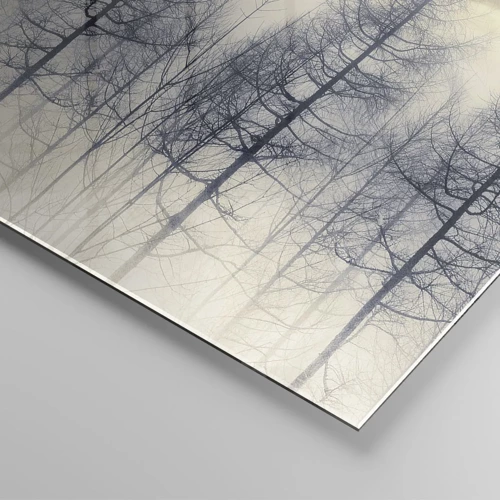 Glastavla - Bild på glas - Skogens andar - 30x30 cm