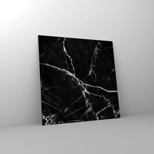 Glastavla - Bild på glas - Stenens hemliga liv - 70x70 cm