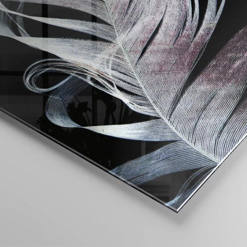 Glastavla - Bild på glas - Tänk på smekning - 90x30 cm