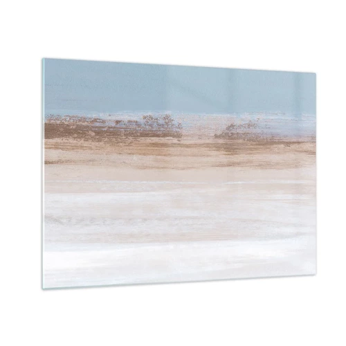 Glastavla - Bild på glas - Tvetydigt landskap - 70x50 cm