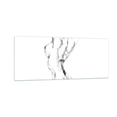 Glastavla - Bild på glas - Vacker och stark - 100x40 cm