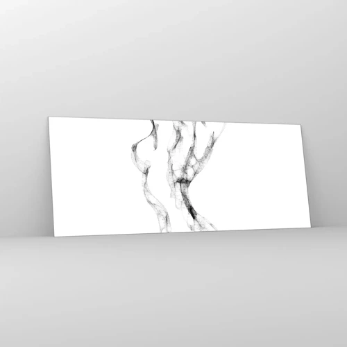 Glastavla - Bild på glas - Vacker och stark - 100x40 cm