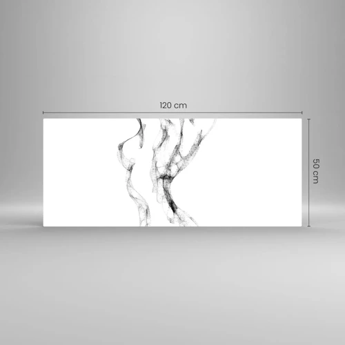 Glastavla - Bild på glas - Vacker och stark - 120x50 cm