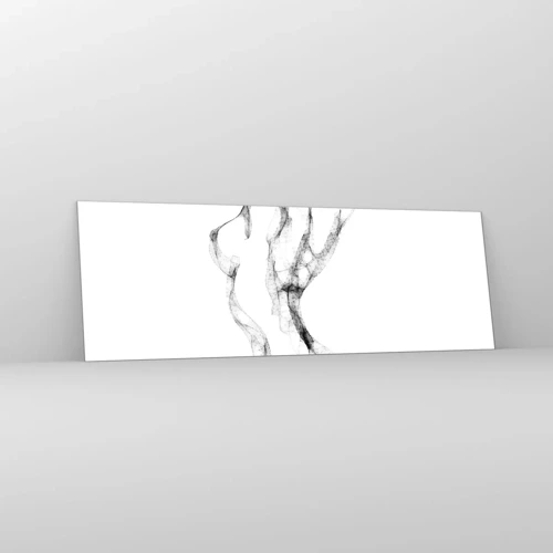 Glastavla - Bild på glas - Vacker och stark - 90x30 cm