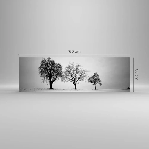 Glastavla - Bild på glas - Vad drömmer de om? - 160x50 cm
