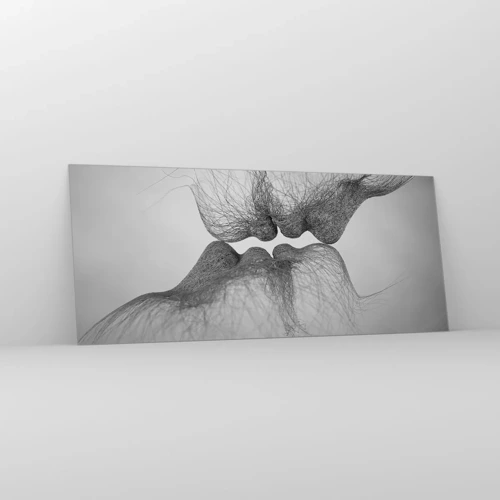 Glastavla - Bild på glas - Vindens kyss - 120x50 cm