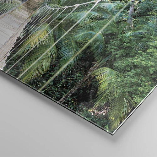 Glastavla - Bild på glas - Welcome to the jungle! - 160x50 cm