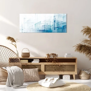 Canvastavla - Bild på duk - Hur utrymmet blev till - 100x40 cm