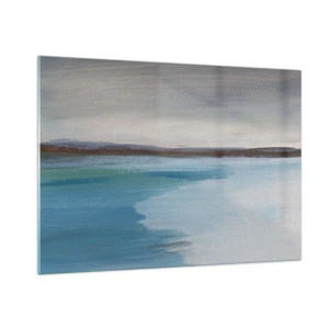 Glastavla - Bild på glas - Horisontellt landskap - 100x70 cm