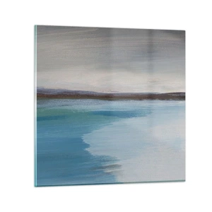 Glastavla - Bild på glas - Horisontellt landskap - 60x60 cm